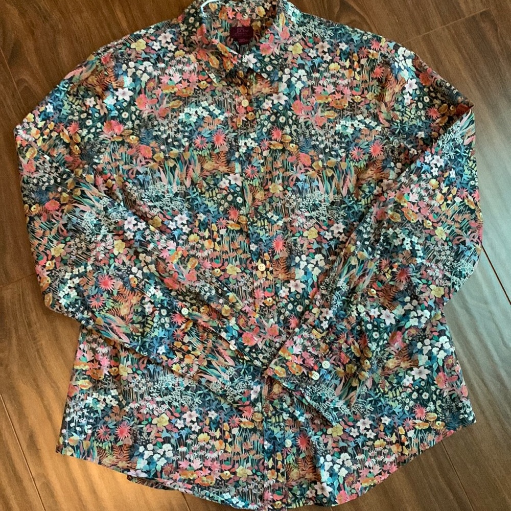 J. crew made with Liberty Fabric